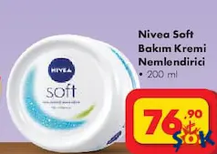 NİVEA SOFT BAKIM KREMİ NEMLENDİRİCİ 200 ML NİVEA SOFT BAKIM KREMİ NEMLENDİRİCİ 200 ML